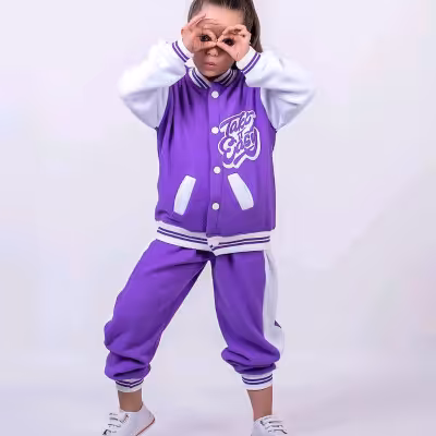 ست بامبر شلوار فوتر بره ای 4417