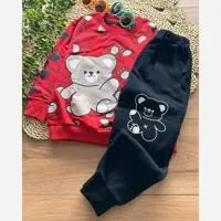 بلوز شلوار  بچگانه  پنبه دورس  سایز 45