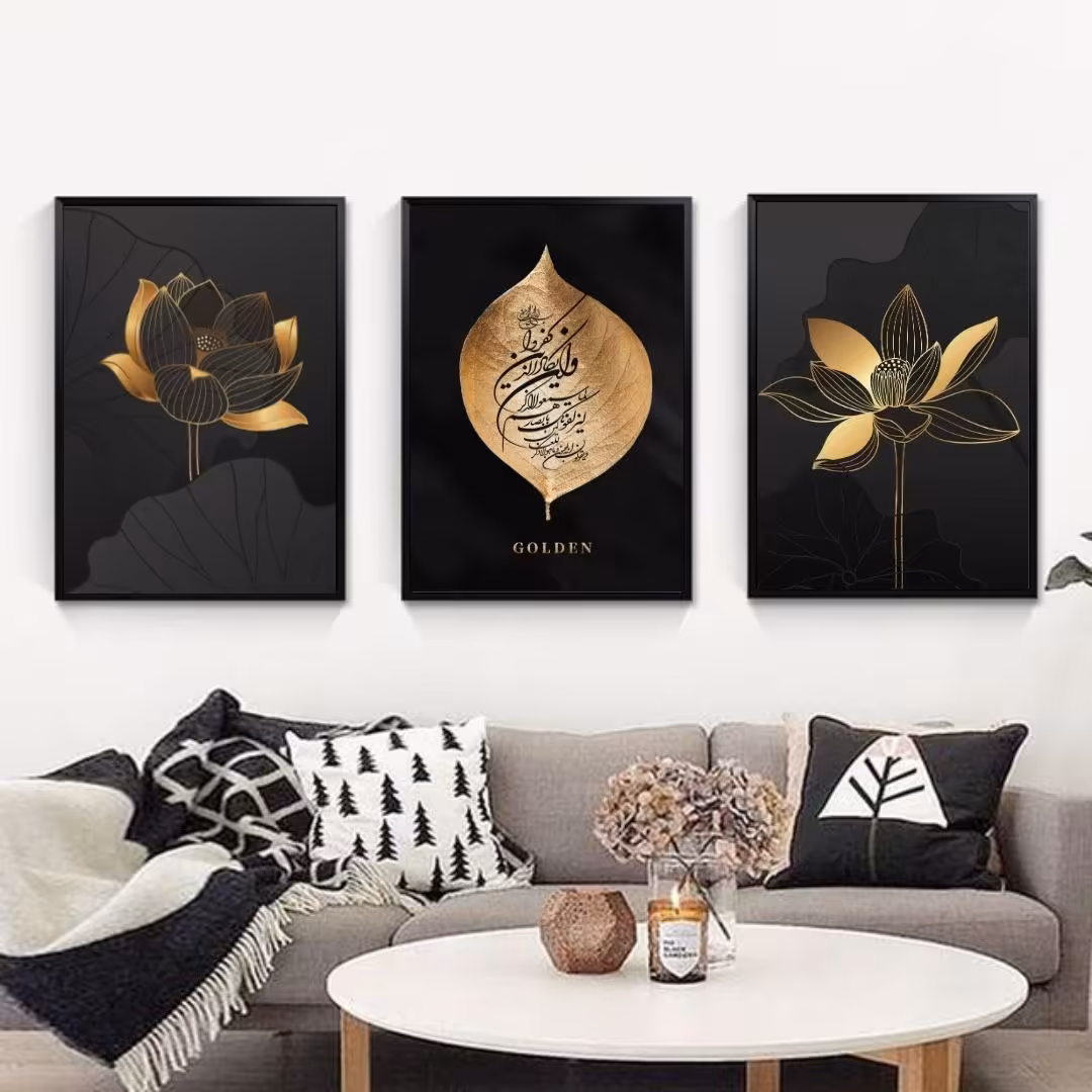 تابلو دکوراتیو 3تیکه کد 681