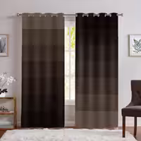 پرده مدل پانچی رنگ تیره SA-4978