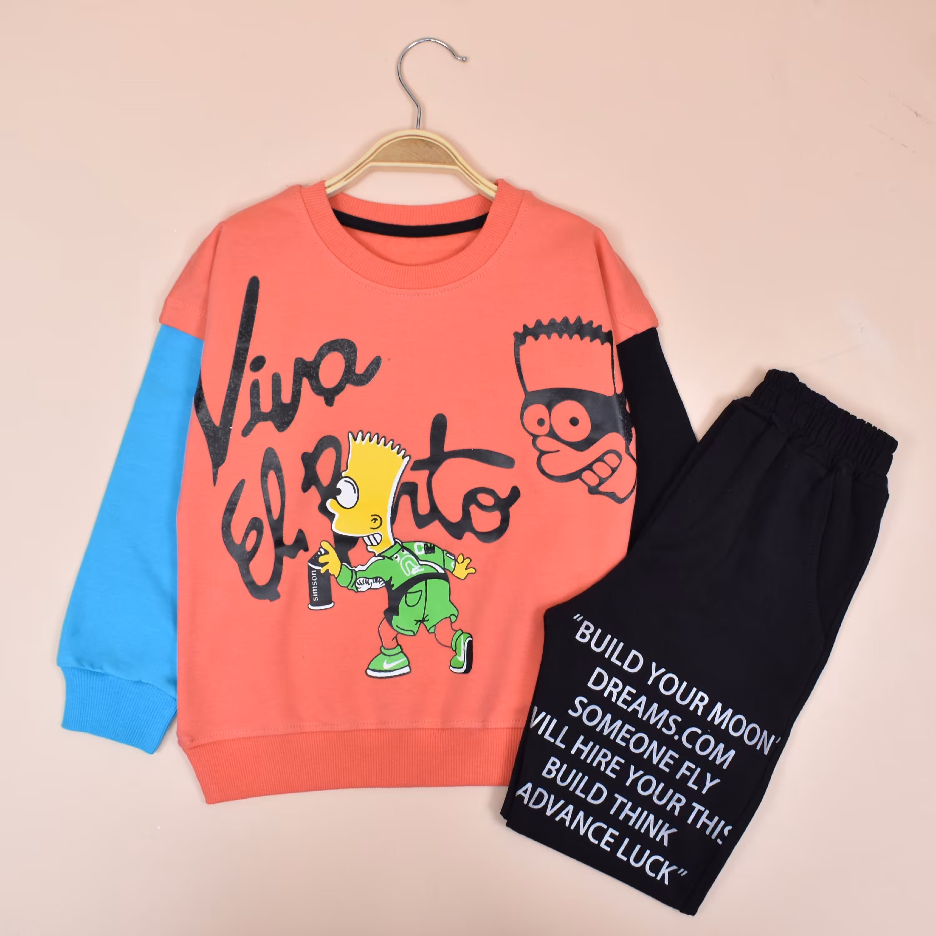 بلوز شلوار پسرانه سیمپسون