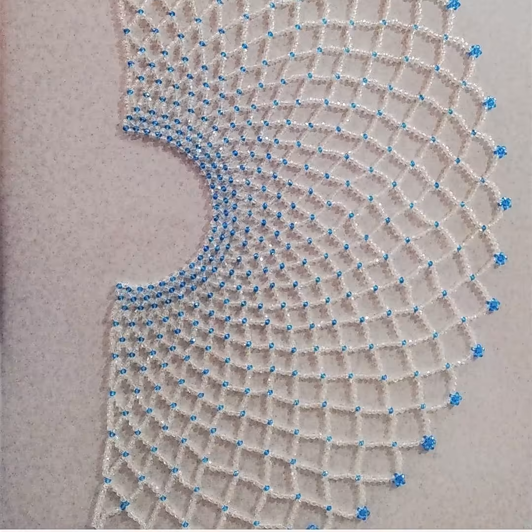 رومیزی طرح فانتزی نیم دایره 