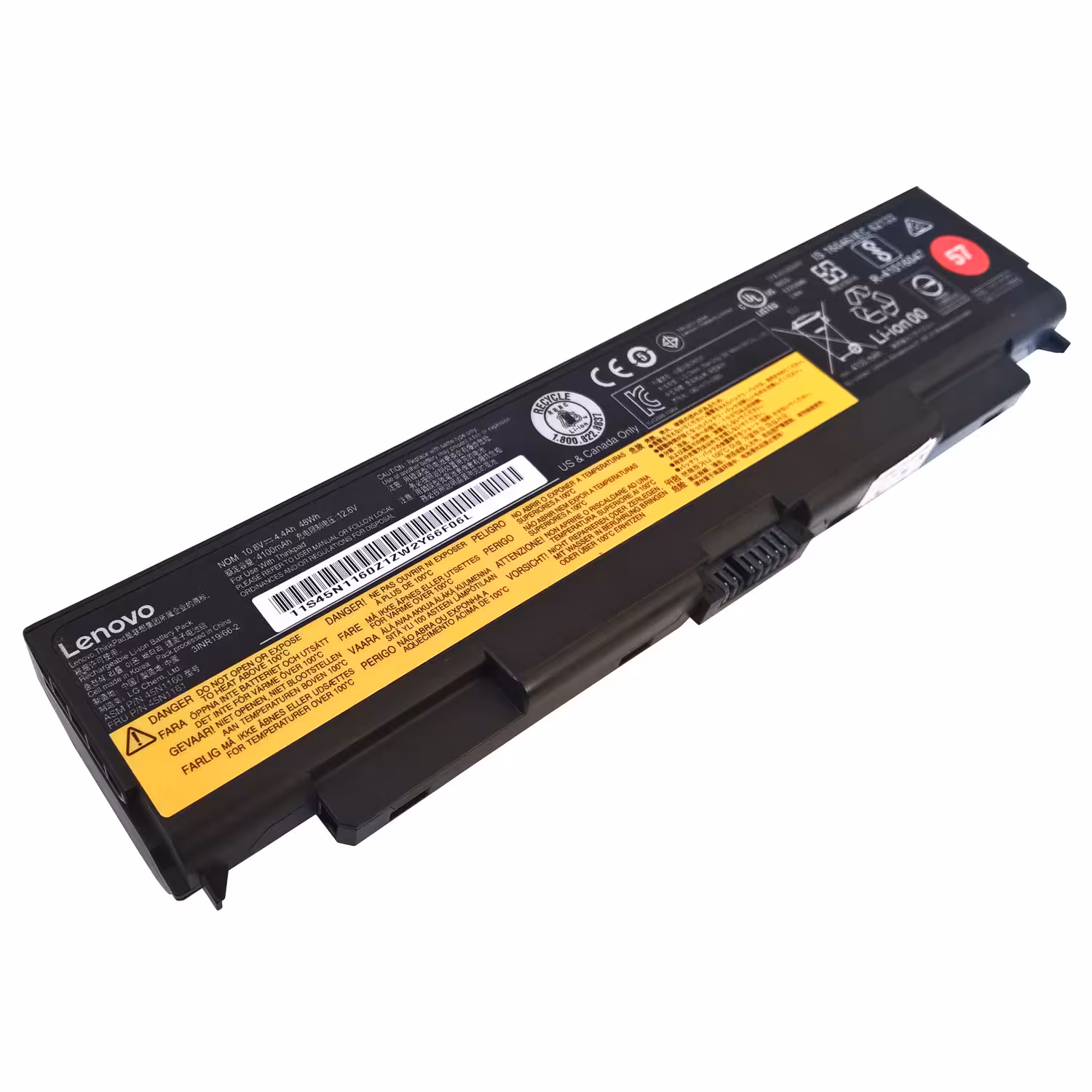 باتری اورجینال لپ تاپ لنوو Lenovo Thinkpad L450 L460 L470 45N1153