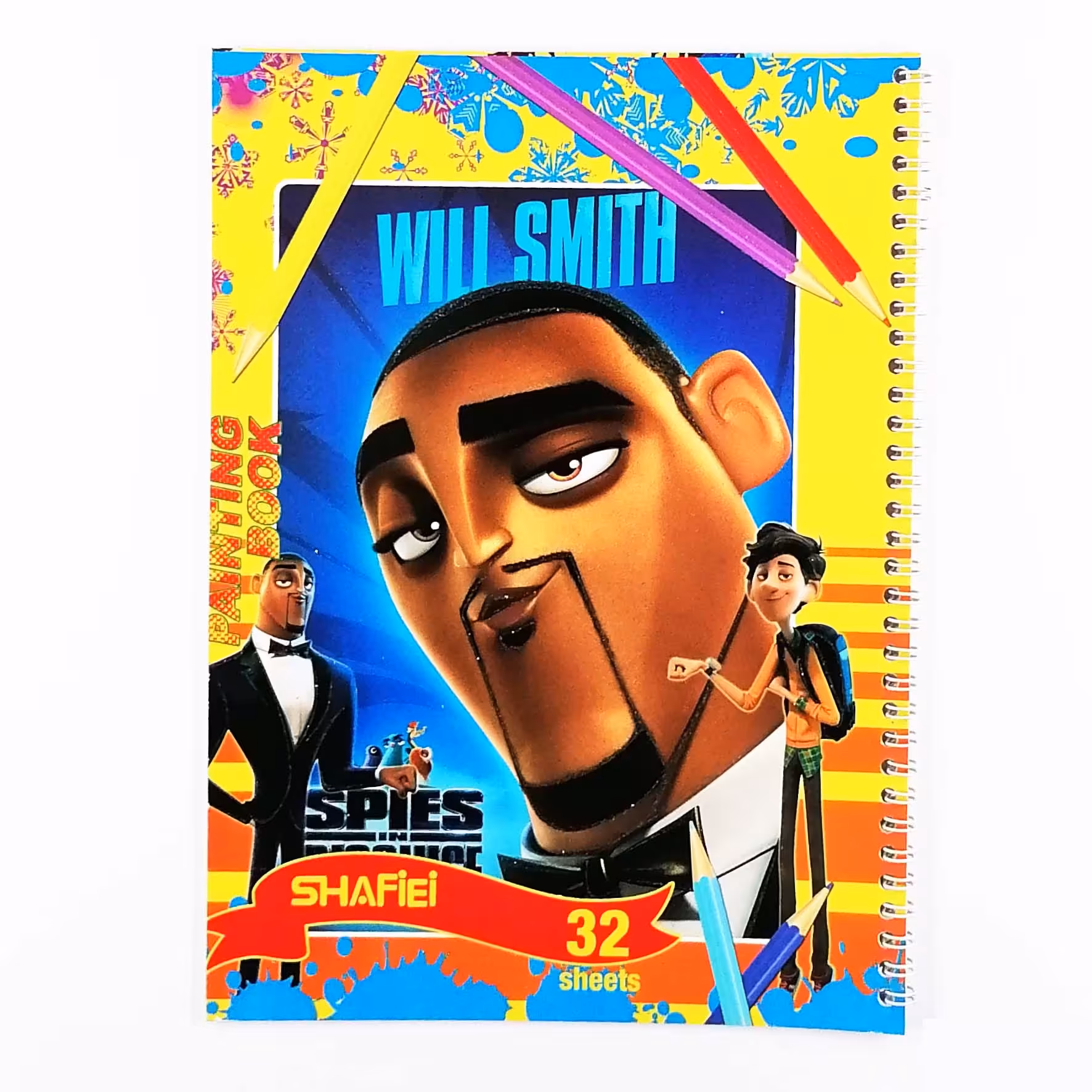 دفتر سیمی 32 برگ جنس جلد مقوا قابل انعطاف ابعاد 29در21