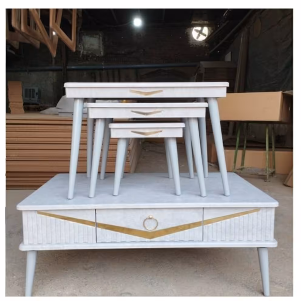 میز جلو مبلی عسلی چهار تیکه(ارسال به صورت پس کرایه در مقصد)