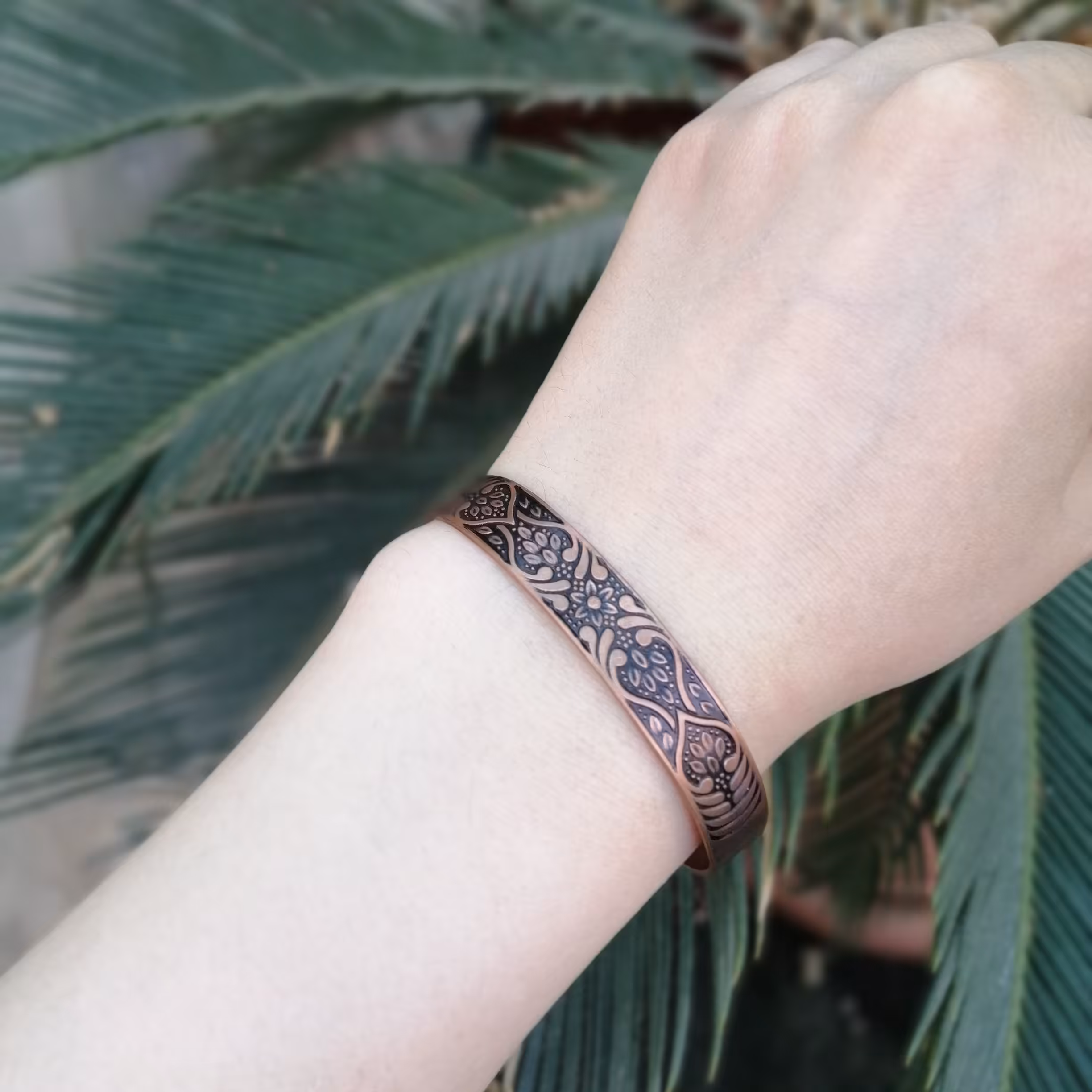 دستبند مسی زنجیری زنانه و مردانه