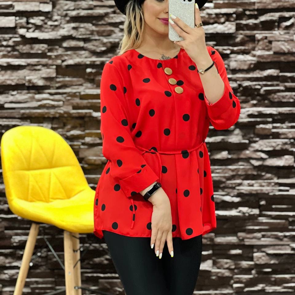 شومیز توپ توپی