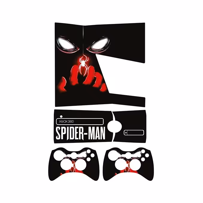 اسکین(برچسب)Xbox 360 اسلیم -طرح spiderman-مدل اسلیم-کد10-سفارشی