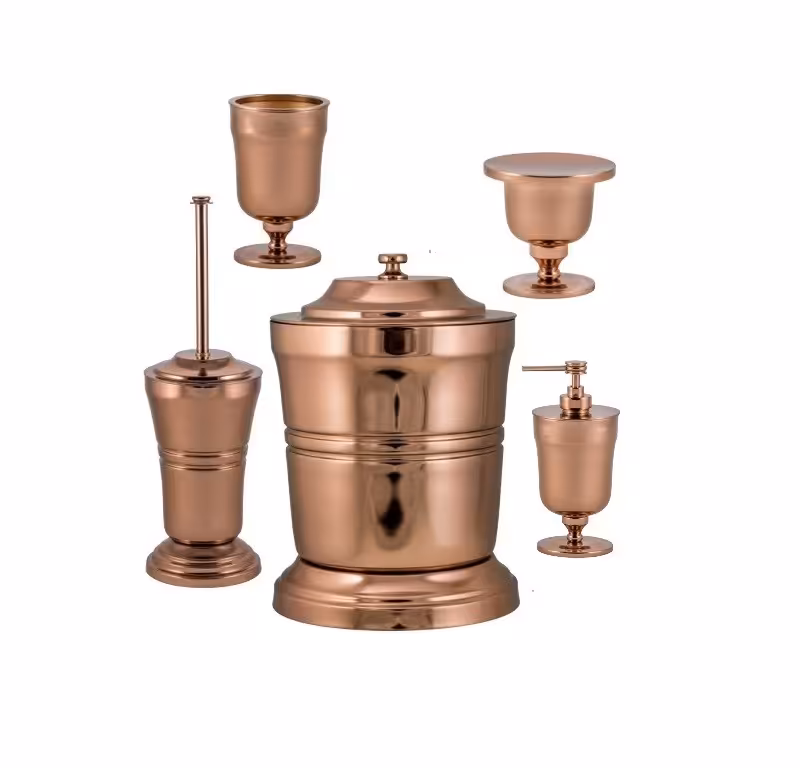 ست اکسسوری سرویس بهداشتی 5تکه DORITA مدلSHELVY