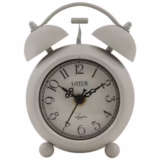 ساعت فلزی رومیزی مدل SEATTLE کد BS-800 رنگ (PEARL GRAY) و (WHITE) و (COOL GRAY) و (BLACK)