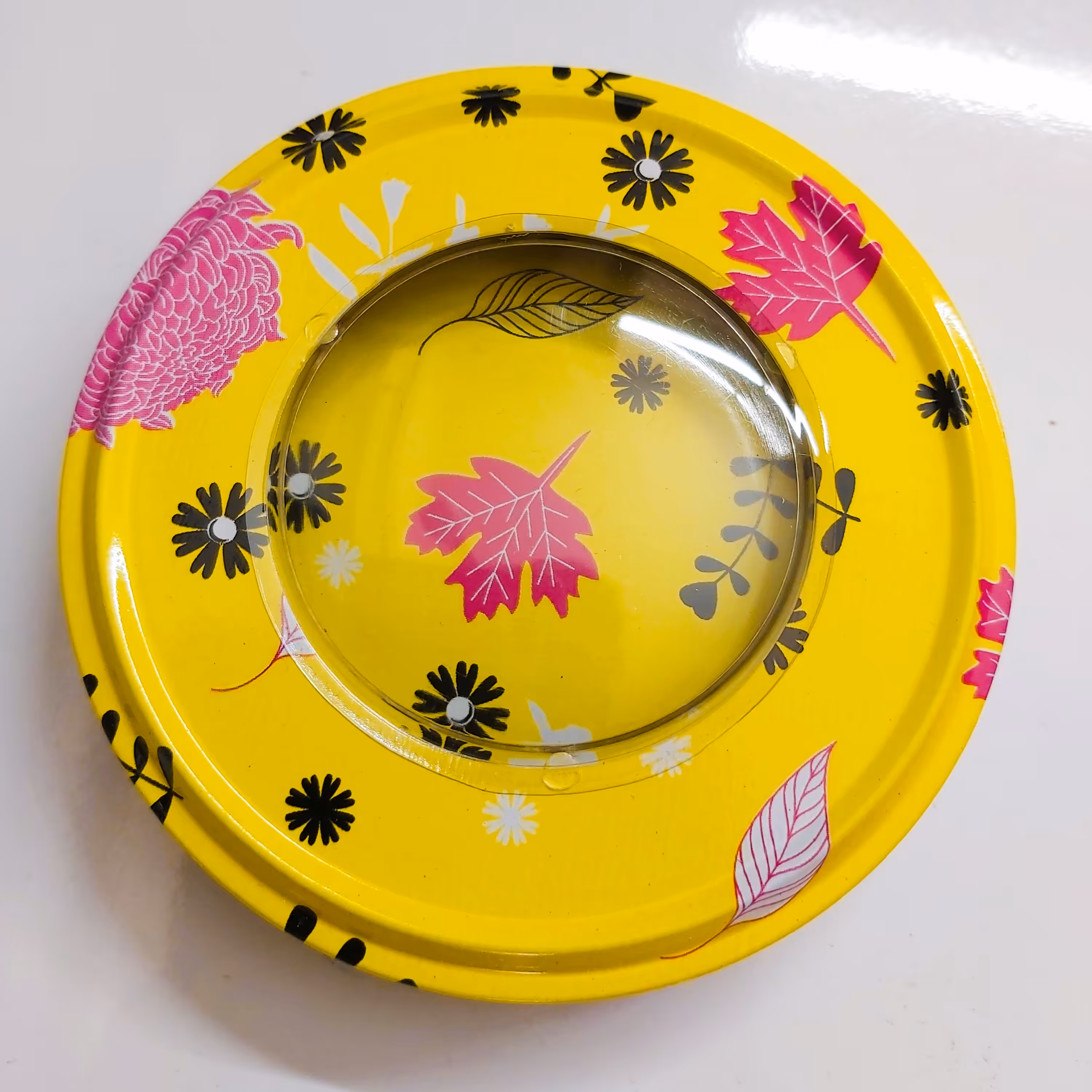 ظرف خاتم  زعفران  5 گرمی طرح پاییزه 