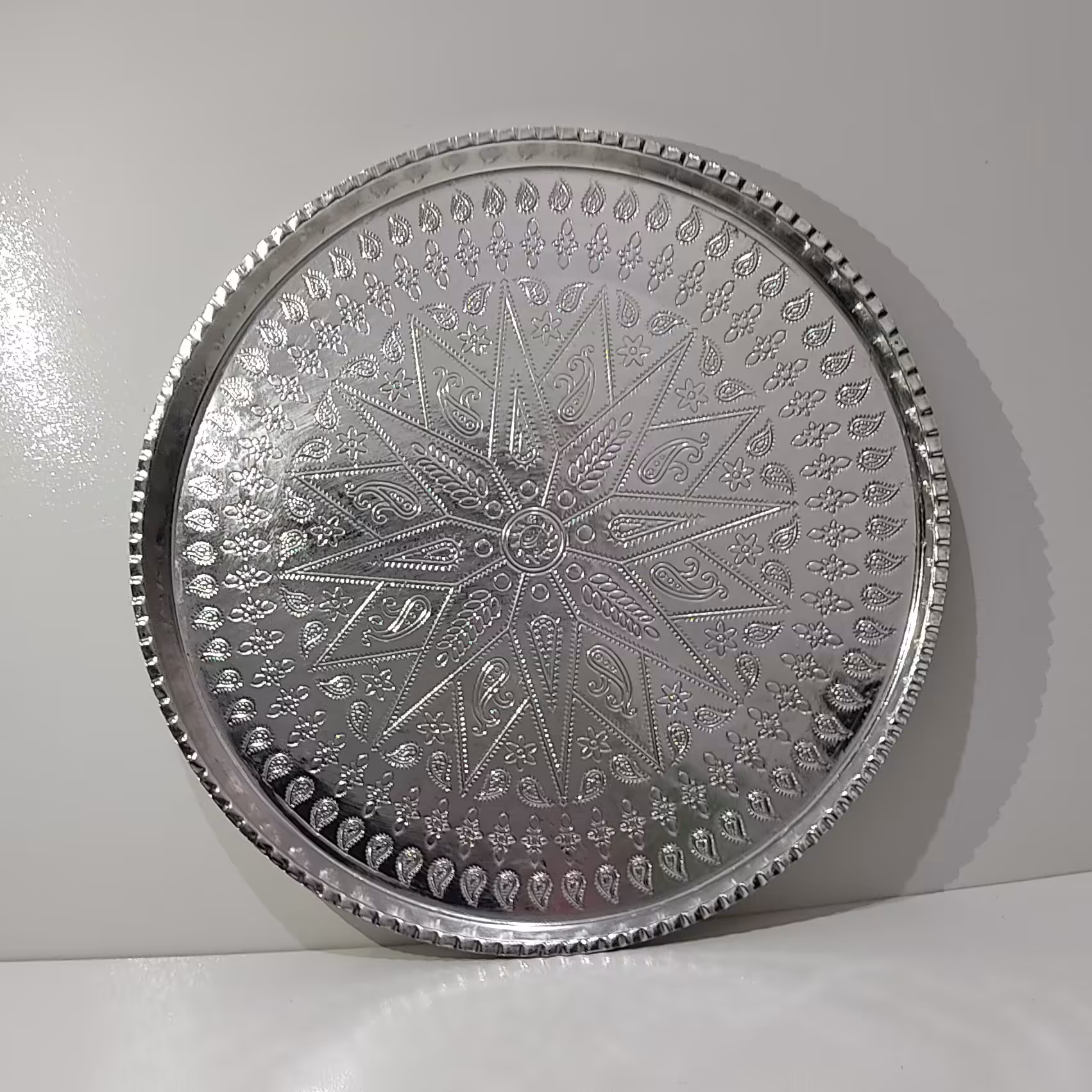 سینی مسی قلع کاری شده سایز 8