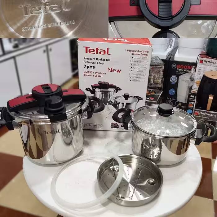 زودپز دوقلو رو گازی Tefal