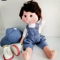 عروسک خنگول پسر قد 30 سانت لباسها قابل تعویض 
