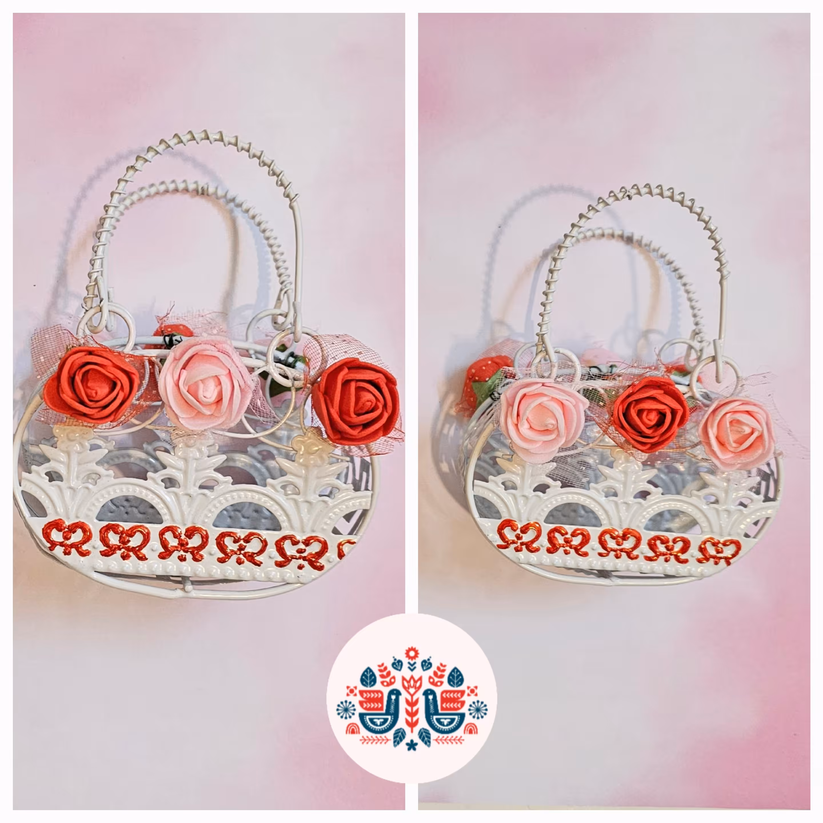 سبد فلزی گل تور