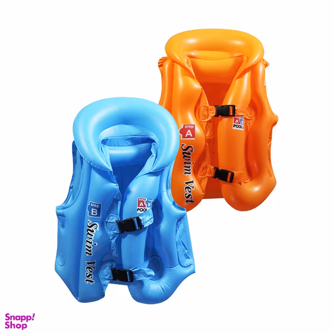 جلیقه شنا بچه گانه مدل SWIM VEST کد JSH50 رنگ نارنجی