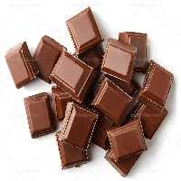 عکس تکه های شکلات تخته ای | گرافیک با طعم تربچه