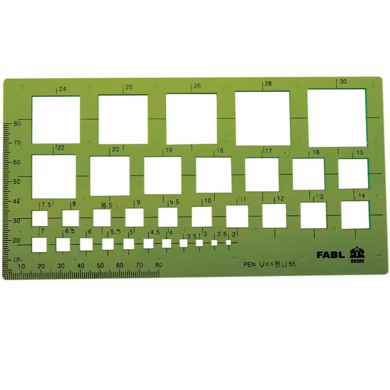 شابلون مربع فابل کد FB417