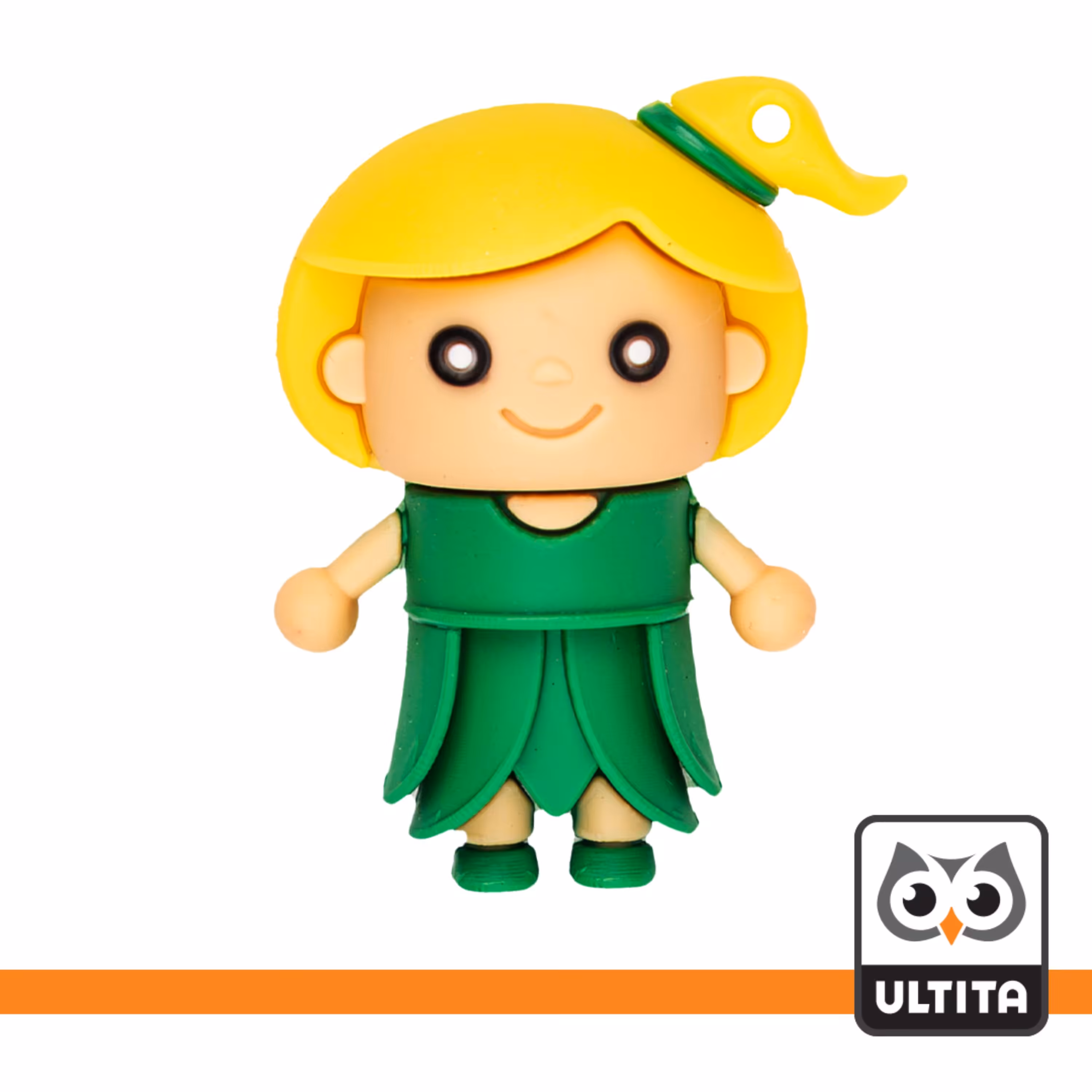 فلش دختر سبز پوش 8 گیگ اولتیتا با گارانتی 