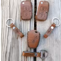 کاور سوییچ چرم طبیعی