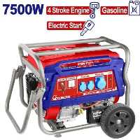 موتور برق 7500 وات استارتی چرخ دار سیم پیچی مسی ایمتاپ emtop مدل EGGRD