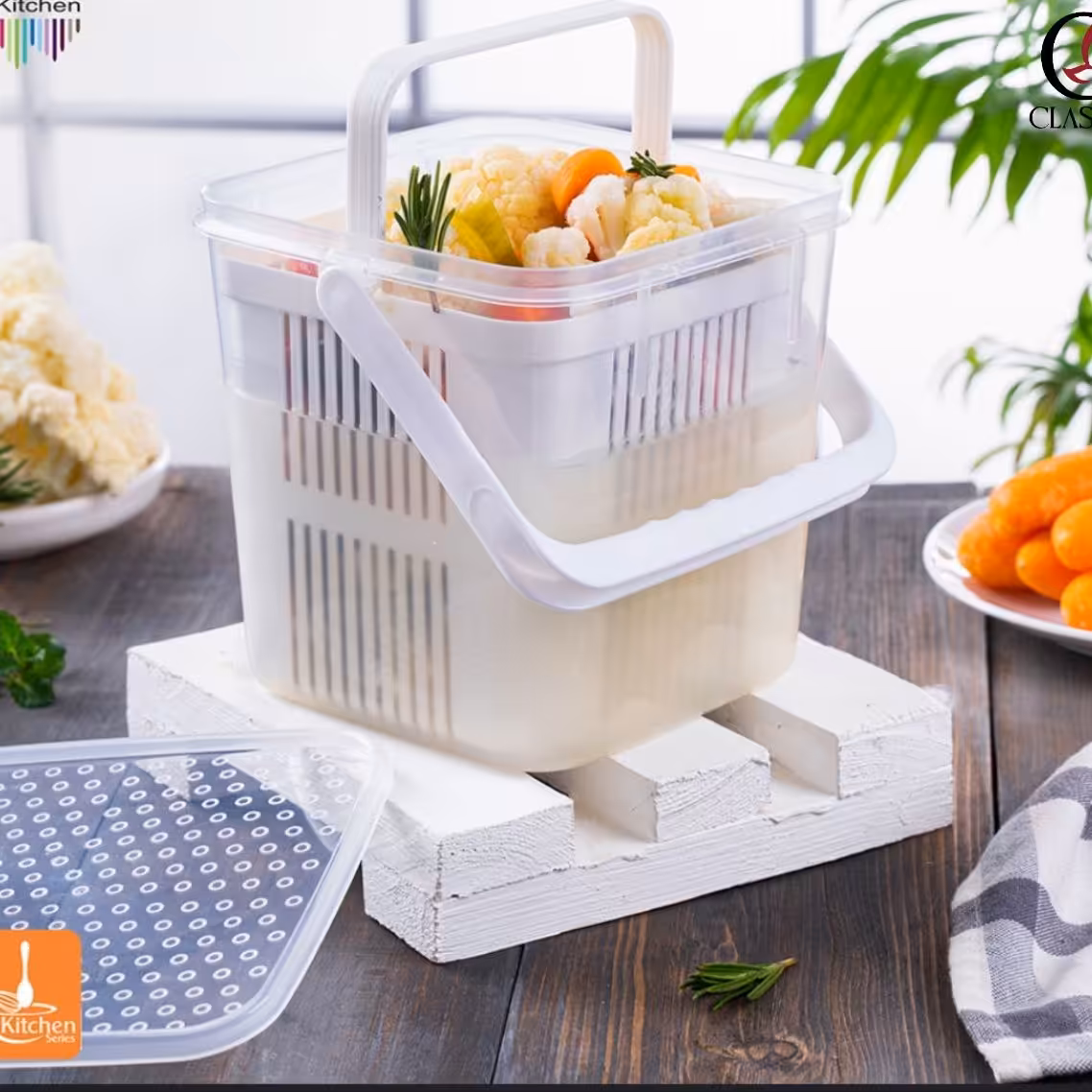 ظرف نگهدارنده ترشیجات مانیا بزرگ 