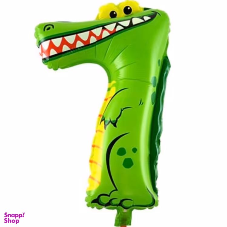 بادکنک فویلی مدل حیوانات طرح عدد هفت