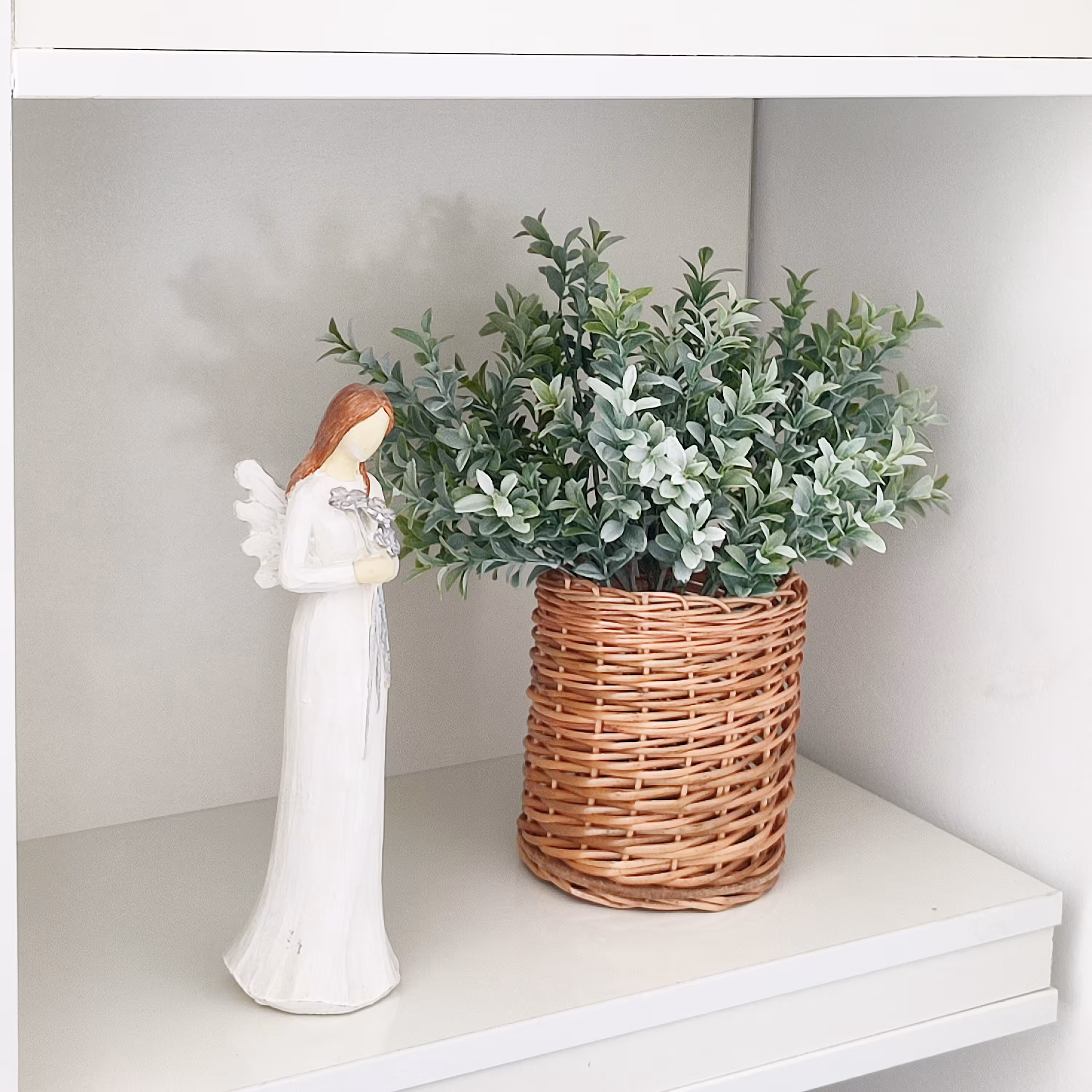 جا قاشقی استوانه ای حصیری پارچه دار