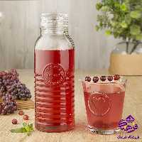 بطری آب روستیک کوتاه لیمون