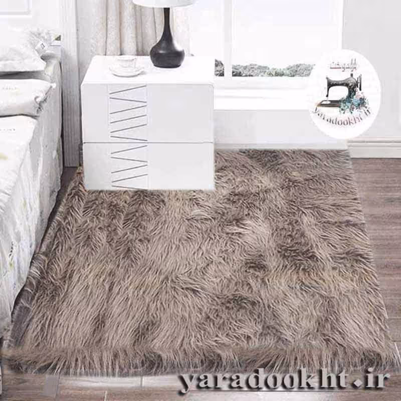 فرش نسکافه ای زیر چرم
