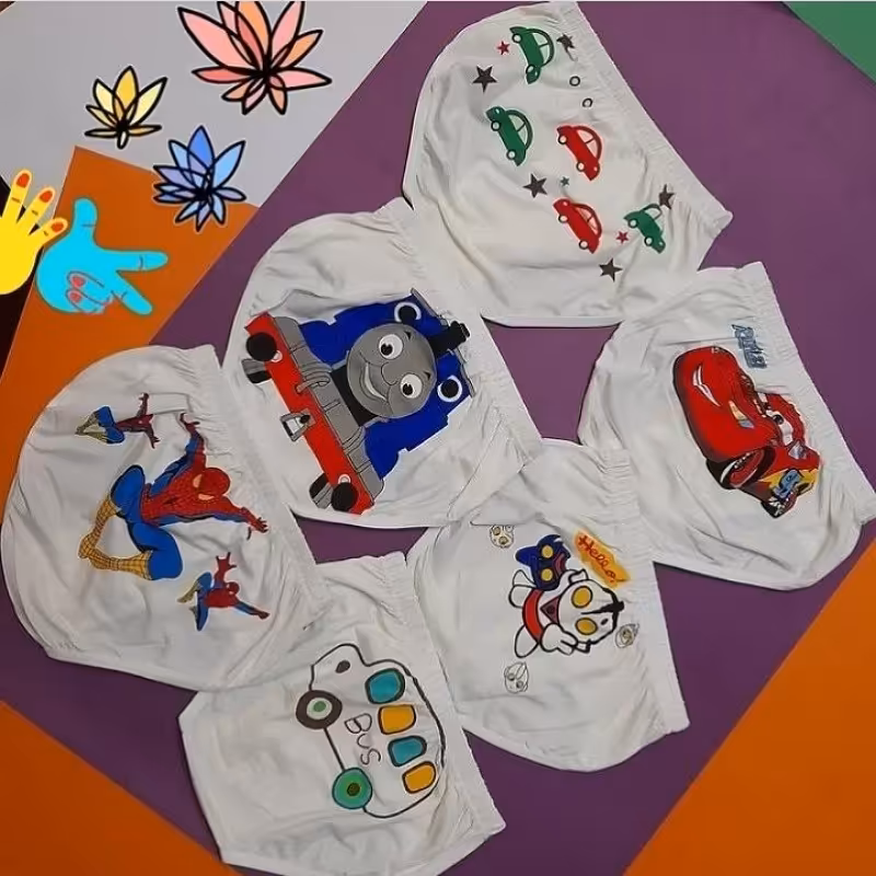 شورت پسرانه اسلیپ نخ پنبه مناسب سایز 3 تا 6 سال اندازه کمر 23 اندازه فاق 18س