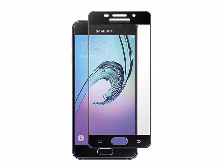 محافظ صفحه نمایش شیشه ای تمام صفحه سامسونگ  Glass Samsung Galaxy A3 2016