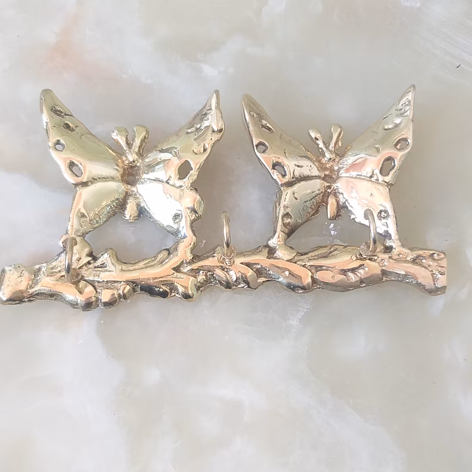 جا کلیدی برنز  طرح دو پروانه کد154