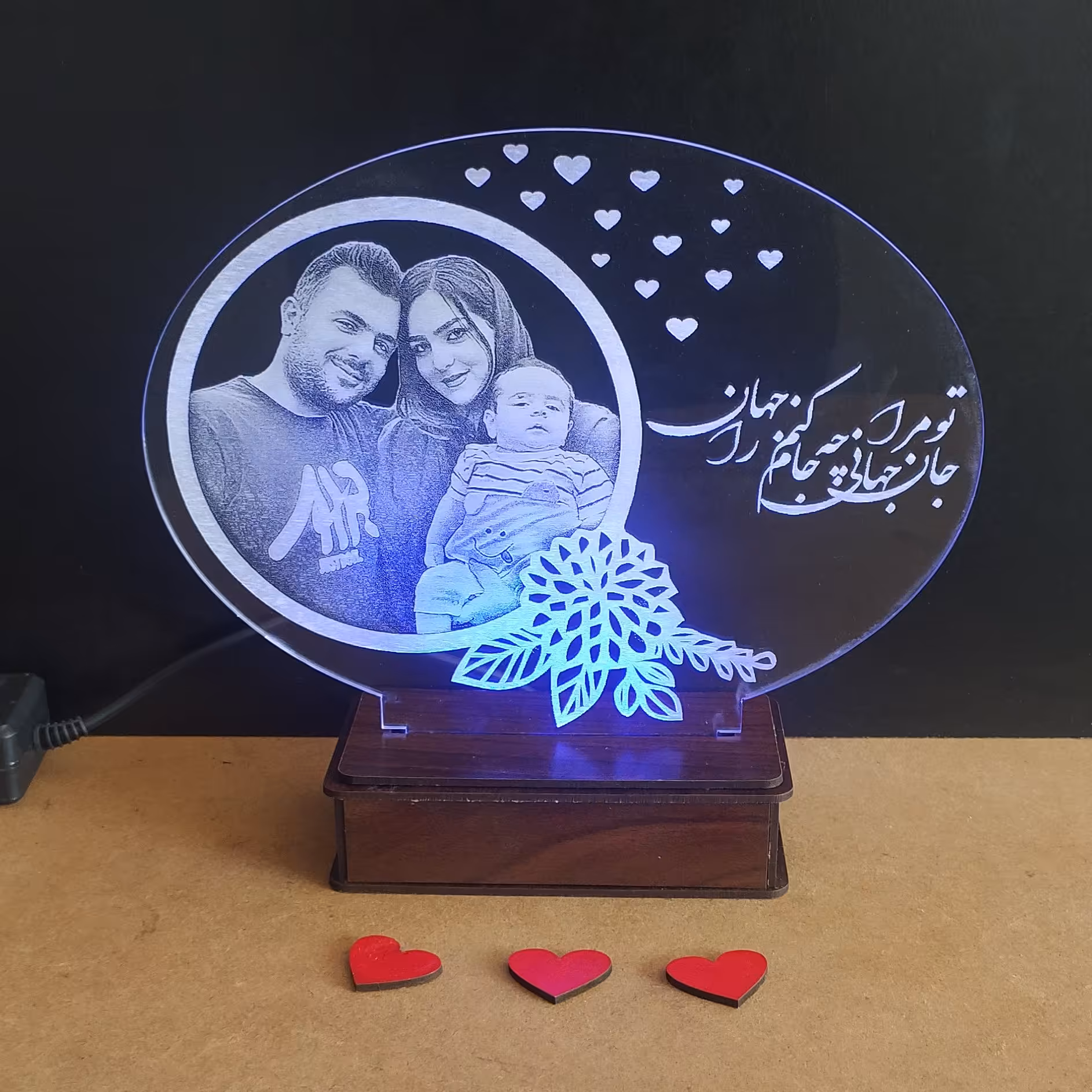 آباژور چهره بالبینگ (25 سانت) تک نور مدل F58