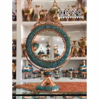 آینه گرد فیروزه کوب 