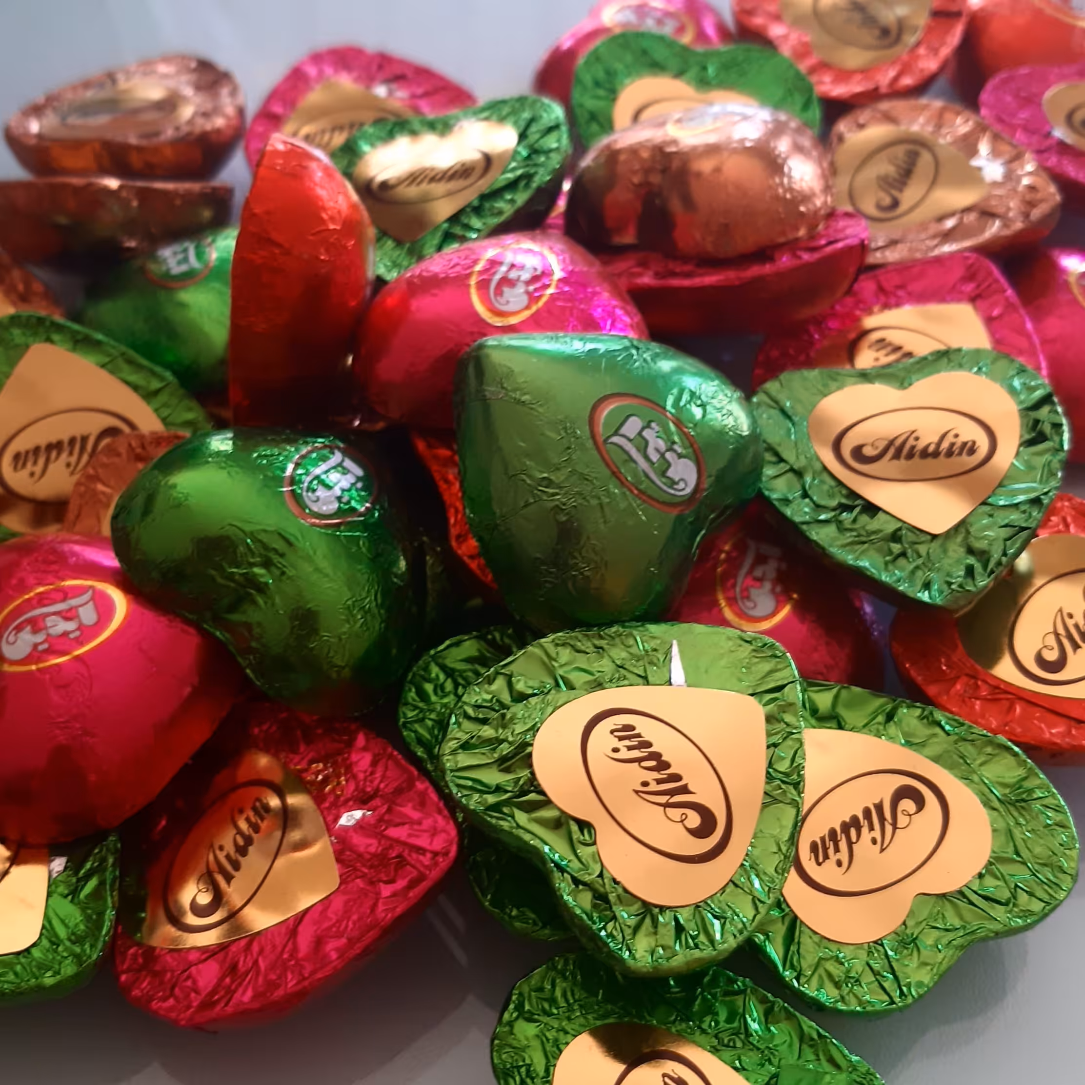 شکلات مغز دار قلبی آیدین  100 گرمی