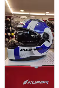 کلاه کاسکت موتورسیکلت سفید موتور Kubar 907 A 62 Flow Face Motorclece Hlemet Ece و Dot ایکس اسپید Xspeed