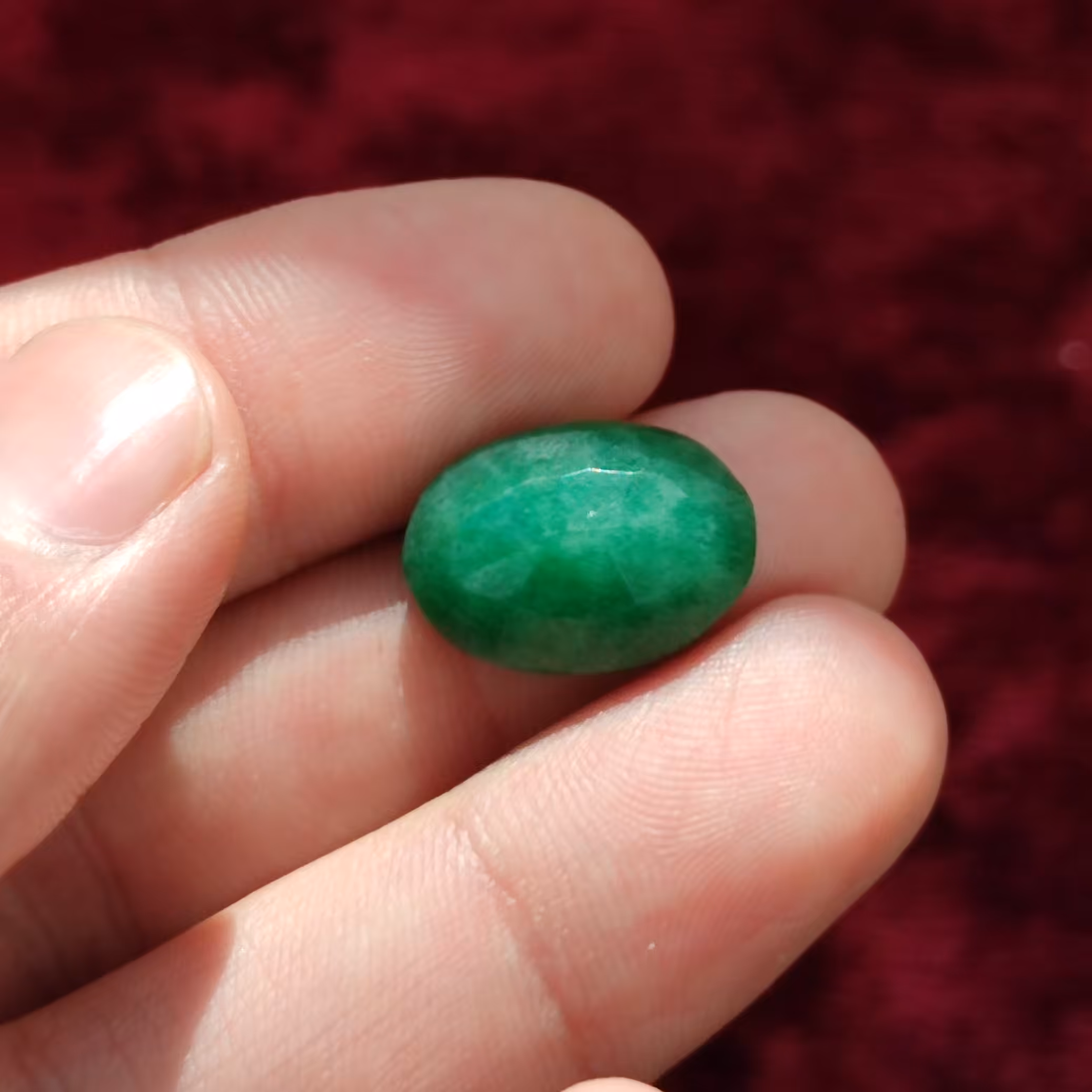 سنگ زمرد افغان مغز سنگ مناسب انگشتر و گردنی