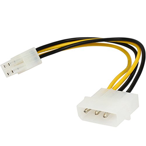 کابل تبدیل برق مولکس به 4 پین (Ide Molex To Motherboard 4-Pin)