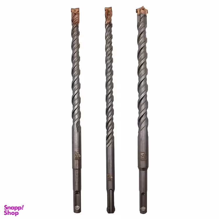 مته 4 شیار مدل بیگ بر کد YP-ALA-12-14-16-260MM سایز 12/16 میلی متر مجموعه 3 عددی