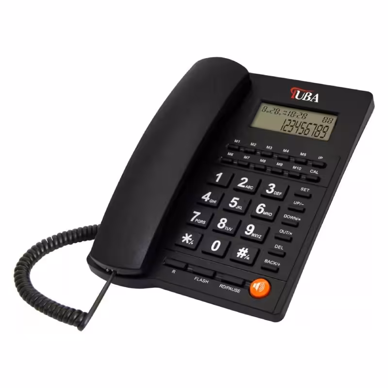 تلفن طوبی مدل KX-T1500 مشکی رنگ