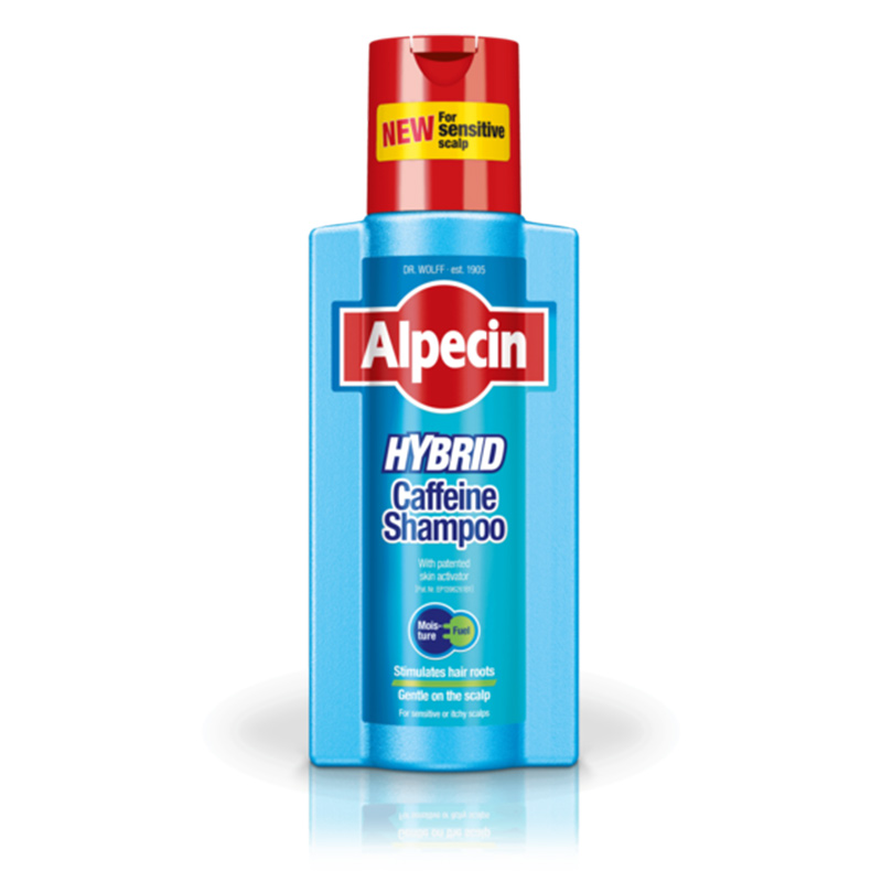 شامپو آلپسین کافئین ترکیبی مو های شوره دار حساس و خارش دار Alpecin Hybrid Caffeine Shampoo For sensitive or itchy scalps • خوش آرا