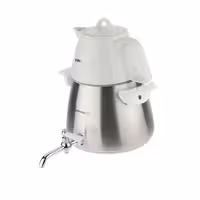 کتری و قوری شیردار کرکماز مدل Esta Titanium کد A041 طرح ساده