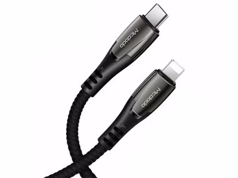 کابل شارژ سریع تایپ سی به لایتنینگ Mcdodo PD Quick Charge Type-C to Lightning 1.8M