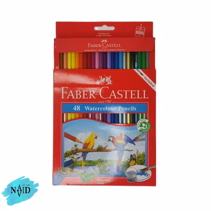 مدادرنگی فابرکاستل کلاسیک 48 رنگ آبرنگی جعبه مقوایی
