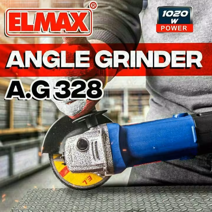 مینی فرز متوسط دسته بلند  آهنگری 115میلیمتر 1050وات دیمردار مدل 328  ELMAX