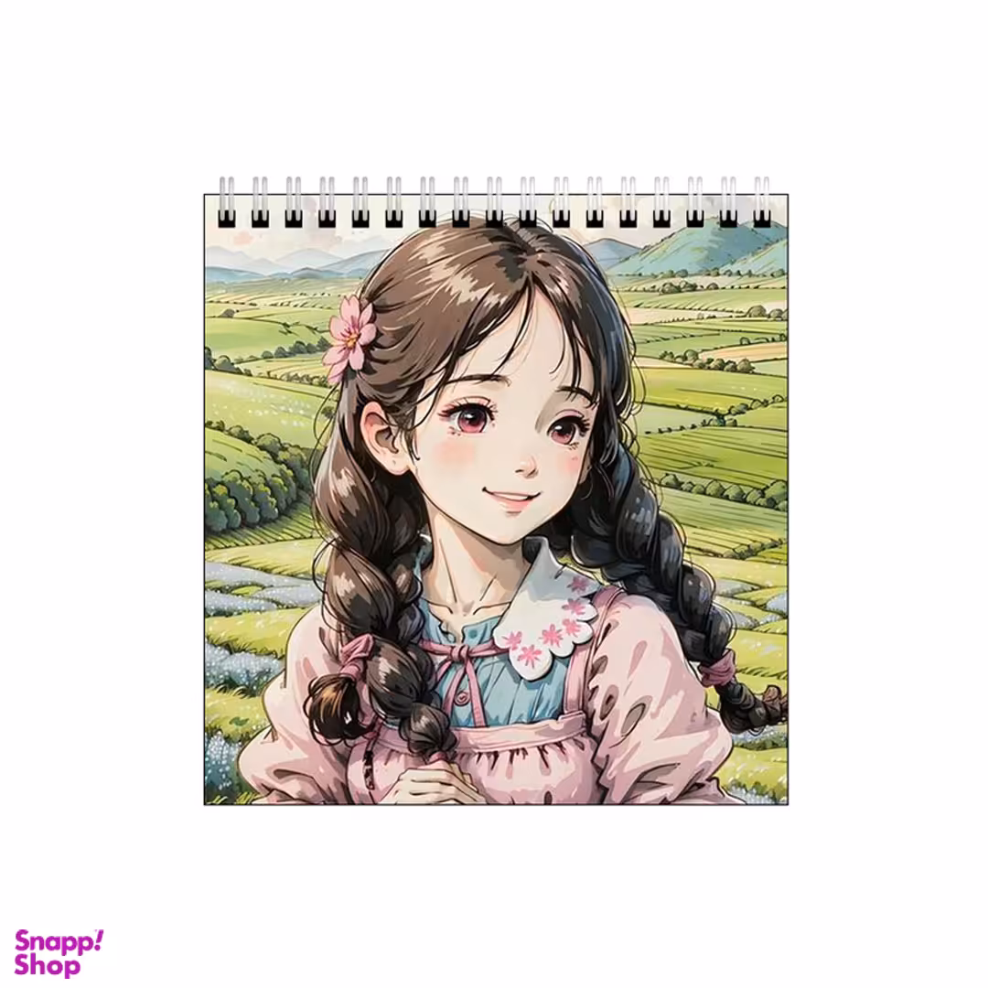 دفتر طراحی بامبیلیپ طرح دختر و طبیعت کد 8800355