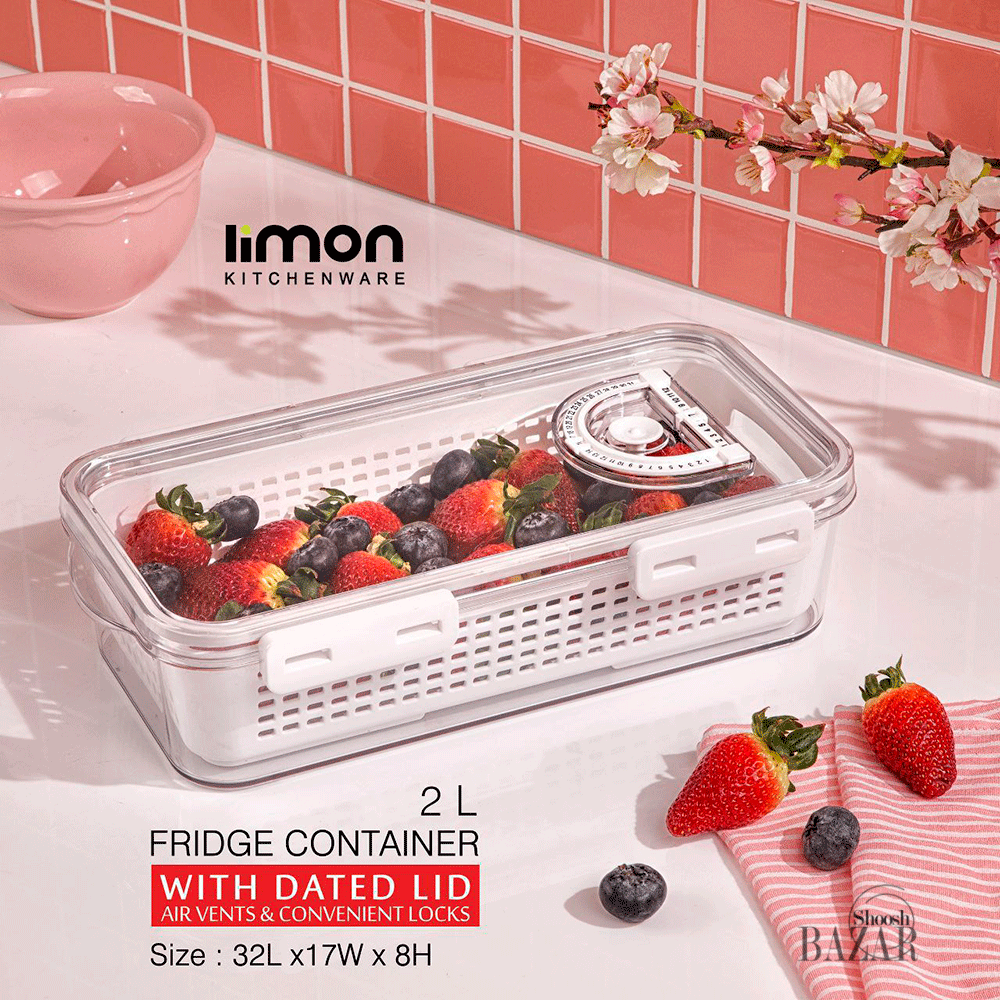 باکس تو یخچالی 2 لیتر لیمون کد 2377