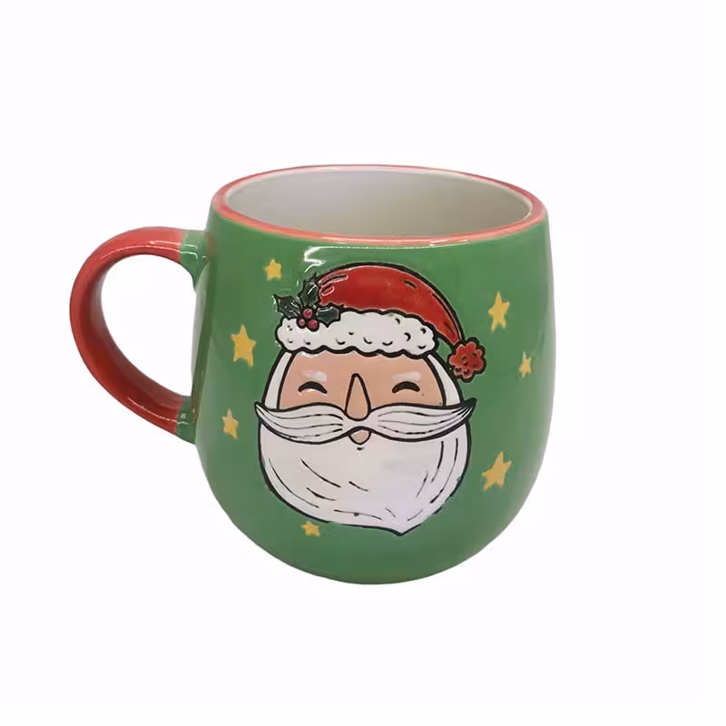 ماگ سرامیکی فانتزی طرح بابانوئل کد 219