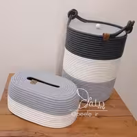 ست سطل و جادستمال قیطانی پیله 